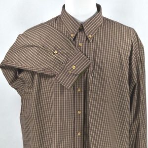 Barbour Men's Mauve Checkered XXL LSS